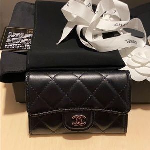 Chanel card holder